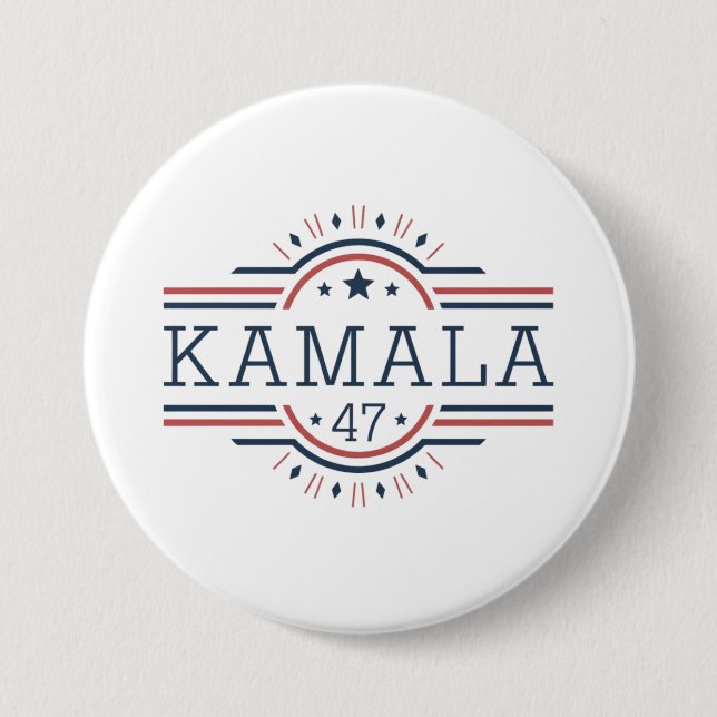 kamala Harris Campaign  Button  (Front)