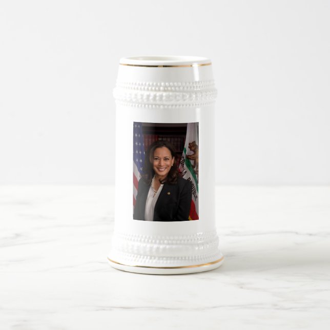 Kamala Harris Candidate for President US 2024 Beer Stein (Center)