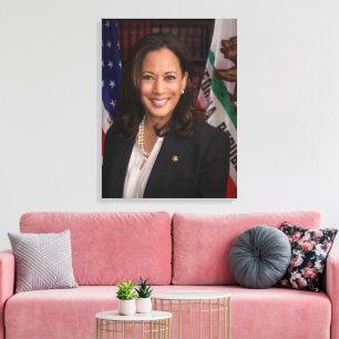 Kamala Harris Candidate for President US 2024 Canvas Print