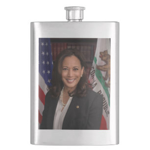Kamala Harris Candidate for President US 2024 Hip Flask