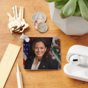 Kamala Harris Candidate for President US 2024 Key Ring