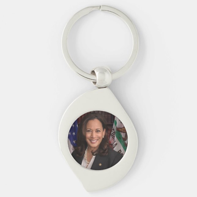 Kamala Harris Candidate for President US 2024 Key Ring (Front)