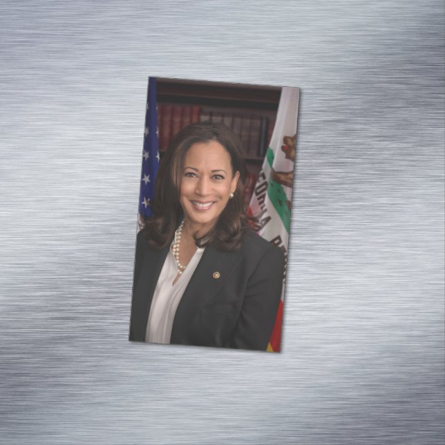 Kamala Harris Candidate for President US 2024 Magnetic Business Card (In Situ)