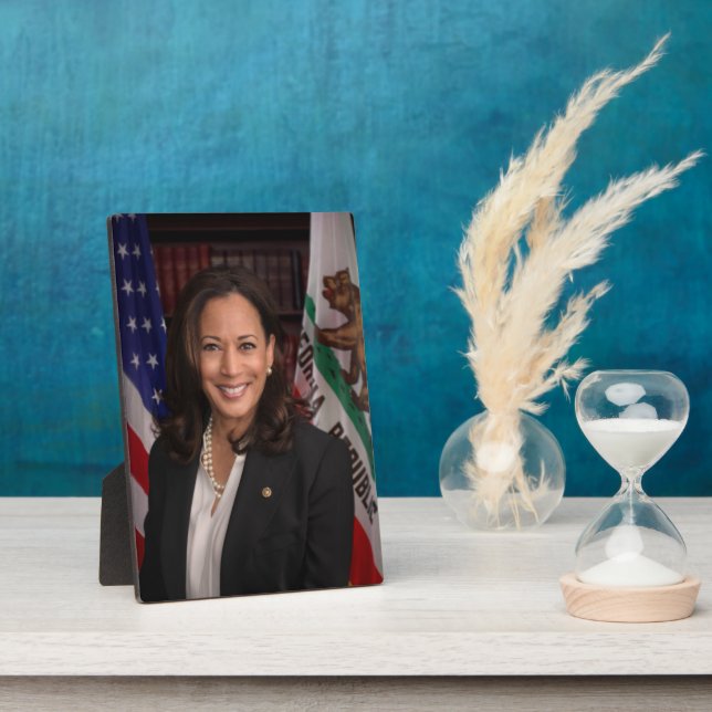 Kamala Harris Candidate for President US 2024 Plaque (Side)