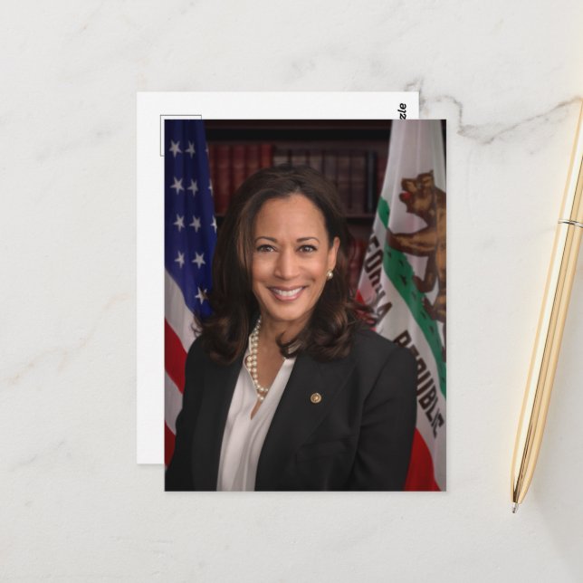 Kamala Harris Candidate for President US 2024 Postcard (Front/Back In Situ)