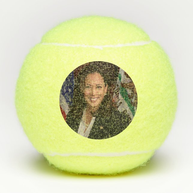 Kamala Harris Candidate for President US 2024 Tennis Balls (Front)