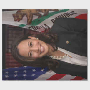 Kamala Harris Candidate for President US 2024 Wrapping Paper