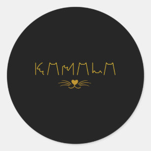 Kamala Harris Cat Ladies And Cat Guy Classic Round Sticker