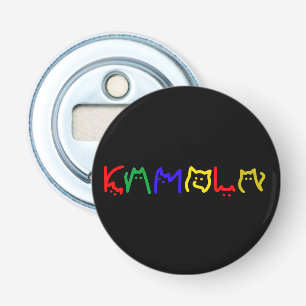 Kamala Harris - Cat Lettering Bottle Opener