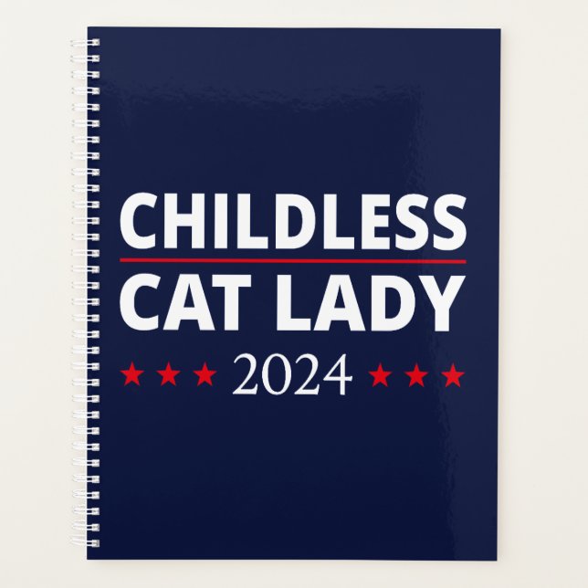 Kamala Harris - Childless Cat Lady 2024 III Planner (Front)