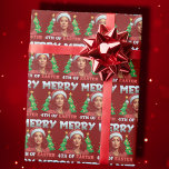 Kamala Harris Christmas Wrapping Paper<br><div class="desc">Kamala Harris Christmas Santa Hat Merry 4th Of Easter Wrapping Paper</div>