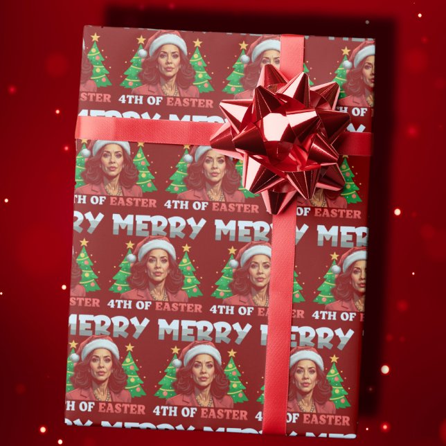 Kamala Harris Christmas Wrapping Paper (Creator Uploaded)