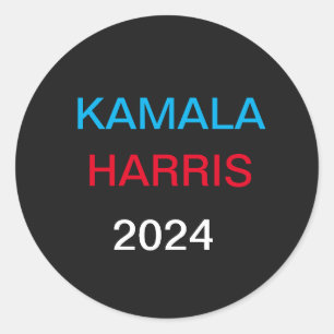 Kamala Harris Classic Round Stickers