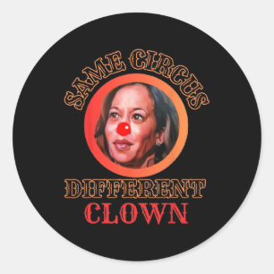 Kamala Harris Clown Kamala Harris Wheimer 2024 Pre Classic Round Sticker