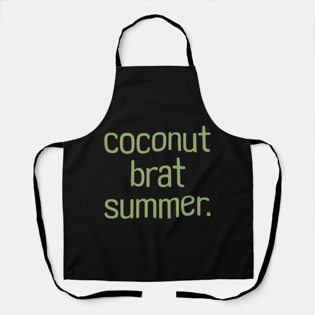 Kamala Harris Coconut Brat Summer 2024  Apron (Front)