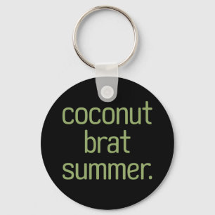 Kamala Harris Coconut Brat Summer 2024  Key Ring