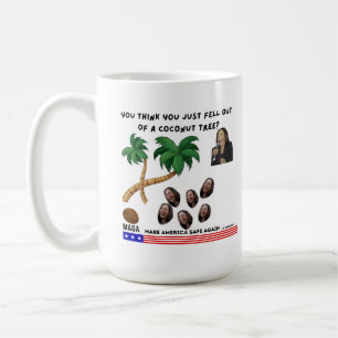Kamala Harris Coconut Tree Design Mug