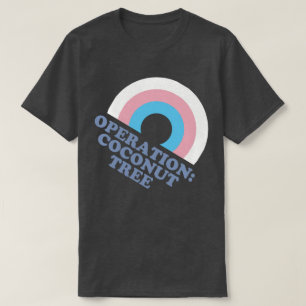 Kamala Harris Coconut Tree Trans Pride Flag T-Shirt