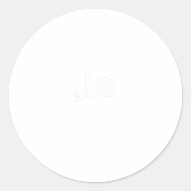 Kamala Harris Comma La Biden Harris 2020 BLM Classic Round Sticker (Front)