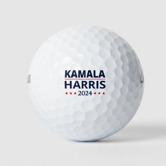 Kamala Harris Election 2024 III Golf Balls (Front)