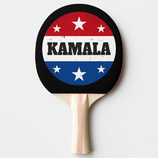 Kamala Harris Election 2024 V Ping Pong Paddle (Front)