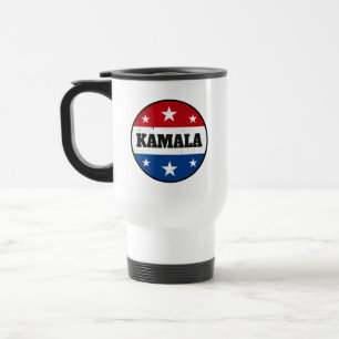 Kamala Harris Election 2024 V Travel Mug