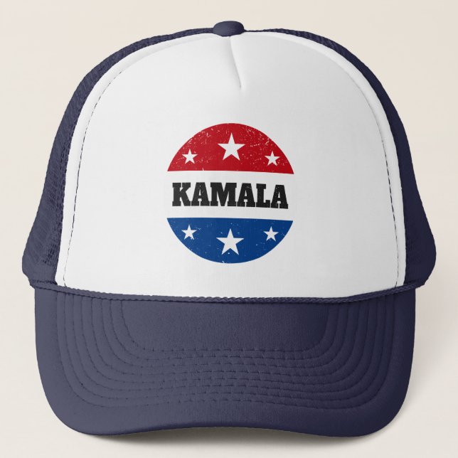 Kamala Harris Election 2024 V Trucker Hat (Front)