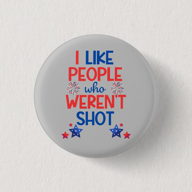 Kamala Harris Election Funny Anti-Trump Red & Blue 3 Cm Round Badge (Front)