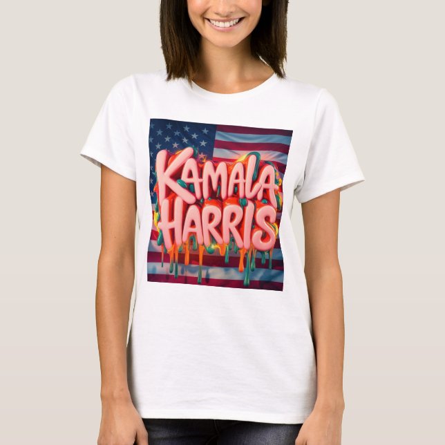 Kamala Harris - Empowering Change T-Shirt (Front)