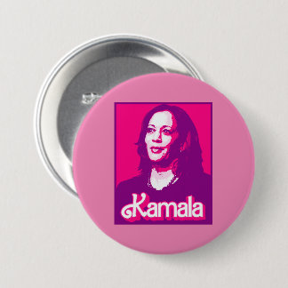 Kamala Harris Fan Pink 7.5 Cm Round Badge