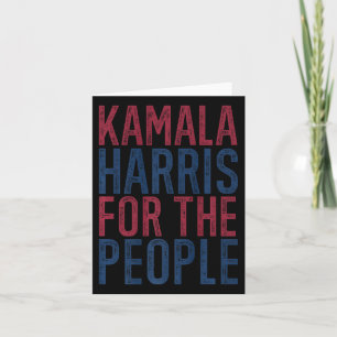 Kamala Harris For People Madam President 2024 Elec Card