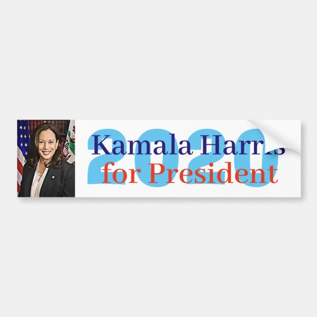 Kamala Harris for President 2020 Election Bumper Sticker (Front)