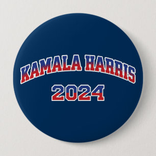 Kamala Harris For President 2024 10 Cm Round Badge