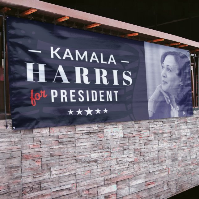 Kamala Harris for President 2024 6ft Banner Sign (Creator Uploaded)