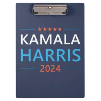 Kamala Harris for President 2024 Democrat Clipboard