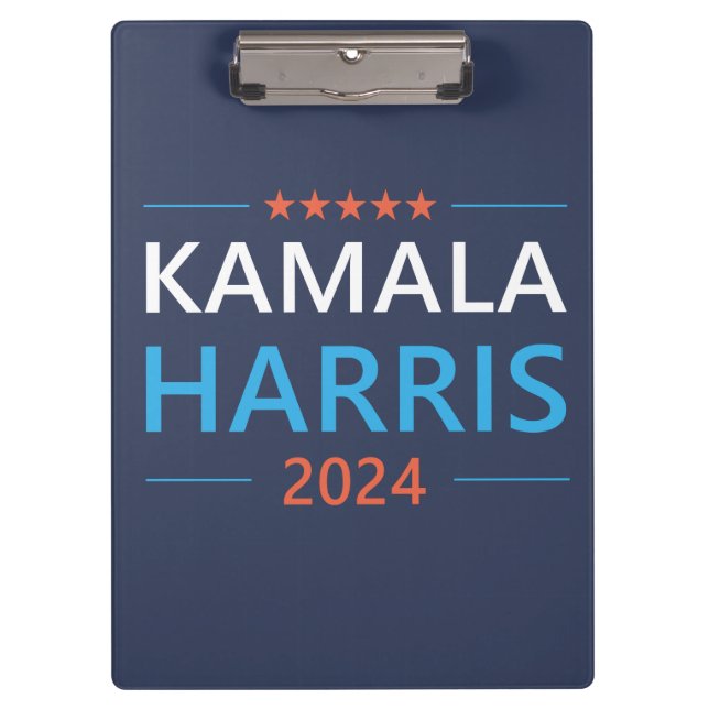 Kamala Harris for President 2024 Democrat Clipboard (Front)