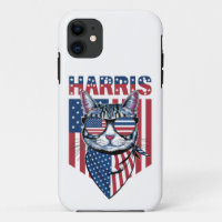Kamala Harris for President 2024 Funny Cat