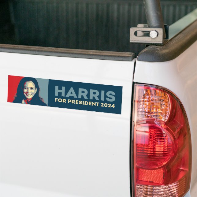 Kamala Harris For President 2024 - Hope Bumper Sticker (On Truck)