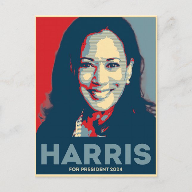 Kamala Harris For President 2024 - Hope Postcard (Front)