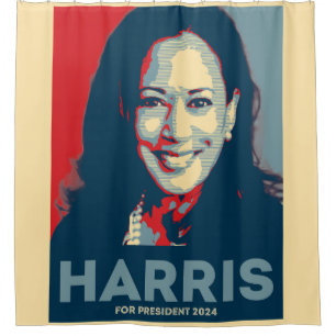 Kamala Harris For President 2024 - Hope Shower Curtain