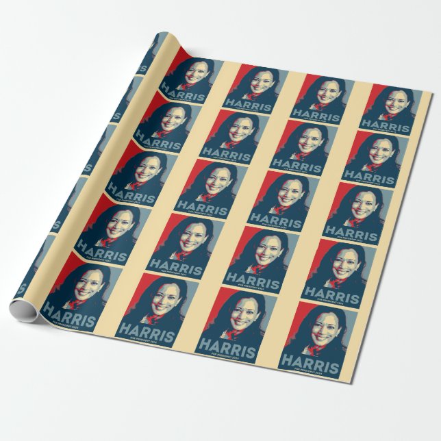 Kamala Harris For President 2024 - Hope Wrapping Paper (Unrolled)