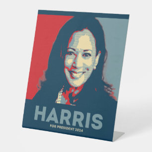 Kamala Harris For President 2024 Pedestal Sign