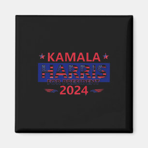 Kamala Harris For President 2024 Yard Sign Design  Magnet