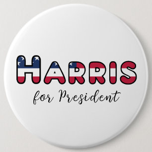 Kamala Harris for President 6 Cm Round Badge