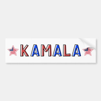 Kamala Harris for President, "Kamala" Design Bumper Sticker