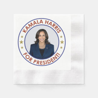 KAMALA HARRIS FOR PRESIDENT! NAPKIN