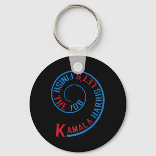 Kamala Harris For President Ready For The Future P Key Ring