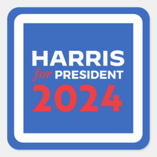 Kamala Harris for President Square Sticker