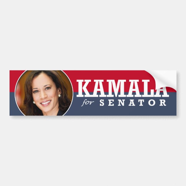 KAMALA HARRIS FOR SENATOR BUMPER STICKER (Front)