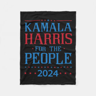 Kamala Harris For The People 2024 Election 2024  Fleece Blanket